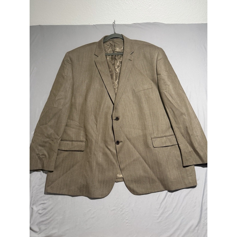 Lauren Ralph Lauren bronze colored suit jacket sports coat, men's 54 R silk wool